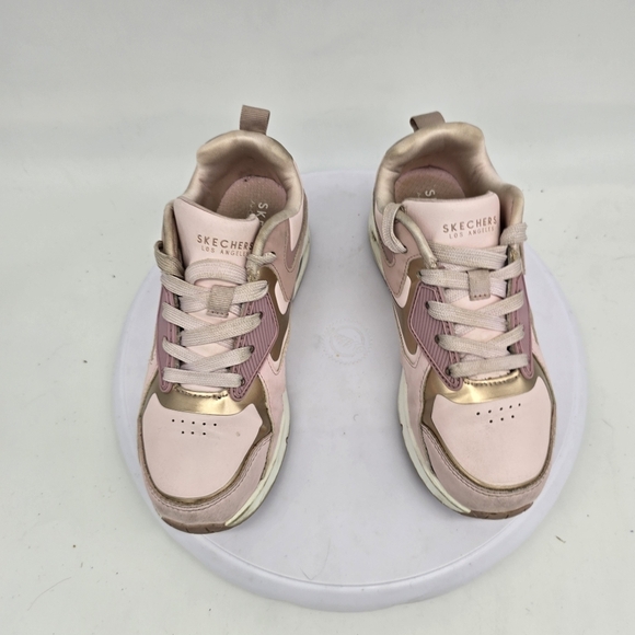 Skechers Shoe Little Girls 1 Los Angeles Athletic Trainers Pink - Picture 7 of 9